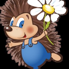 Схема вышивки «Ёжик»