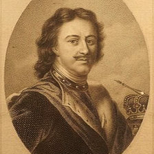 Схема вышивки «Пётр I»