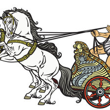 Схема вышивки «Воин»