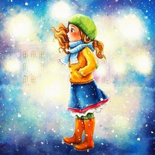 Схема вышивки «девочка»