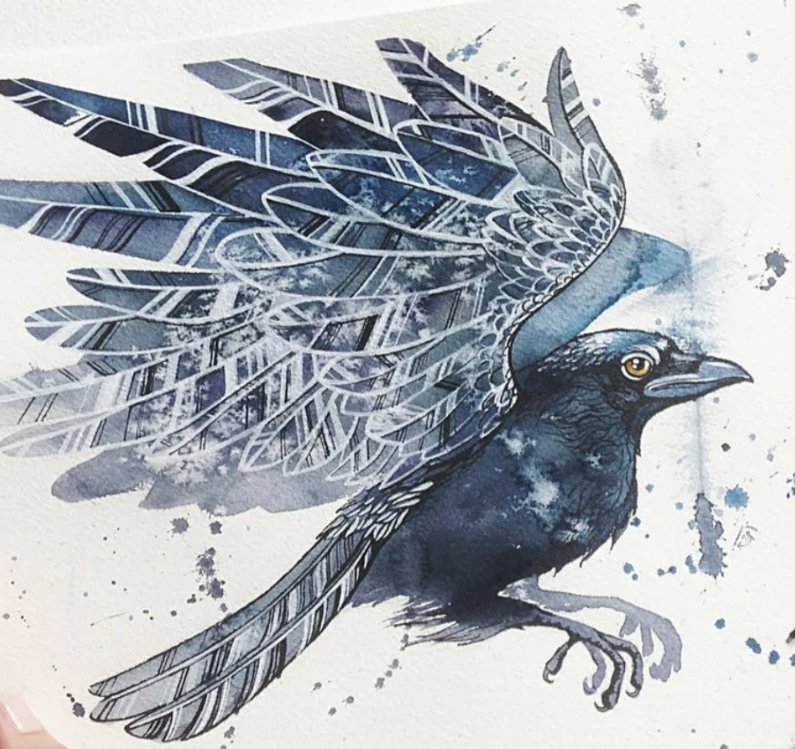 Ворона - оригинал