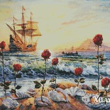 Схема вышивки «Героям моря»