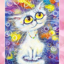 Схема вышивки «Кот»