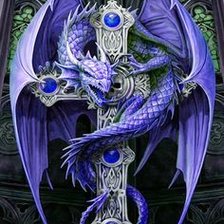 Схема вышивки «кельтский дракон5»