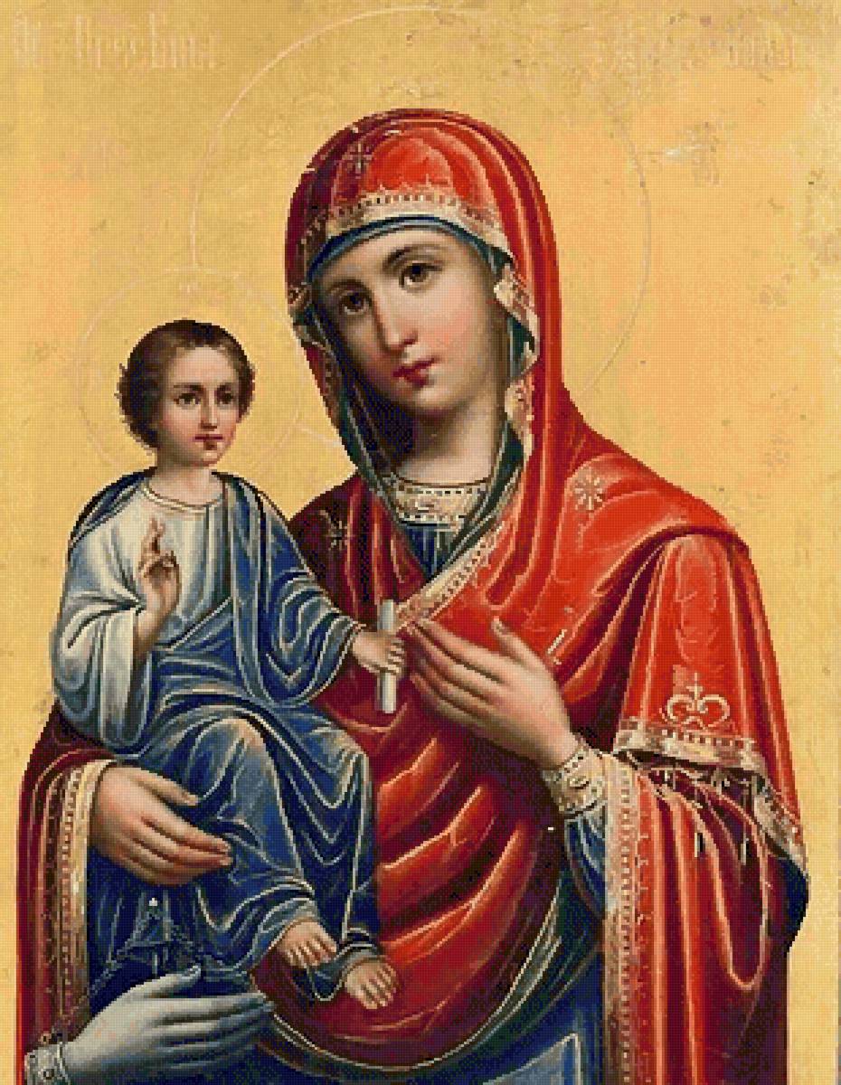 Икона Божией Матери "Троеручица" - иконы - предпросмотр