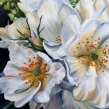 Схема вышивки «Яблоневый цвет»