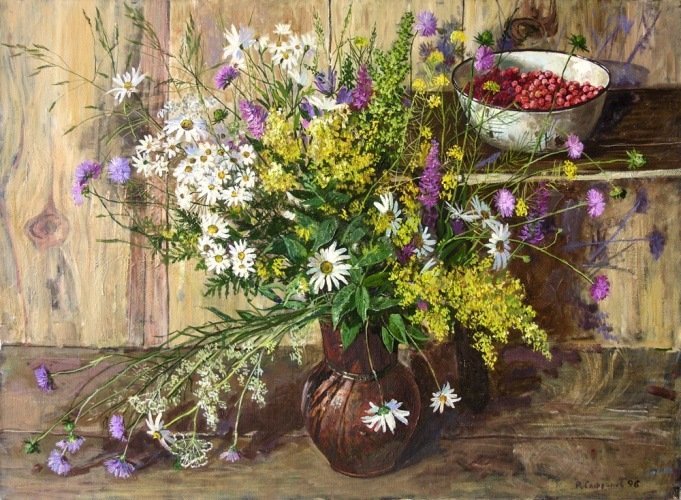 букет - лето, цветы, натюрморт - оригинал