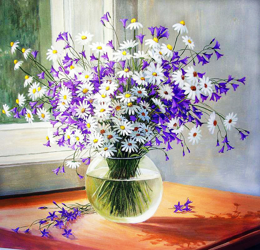 букет - цветы, натюрморт - оригинал