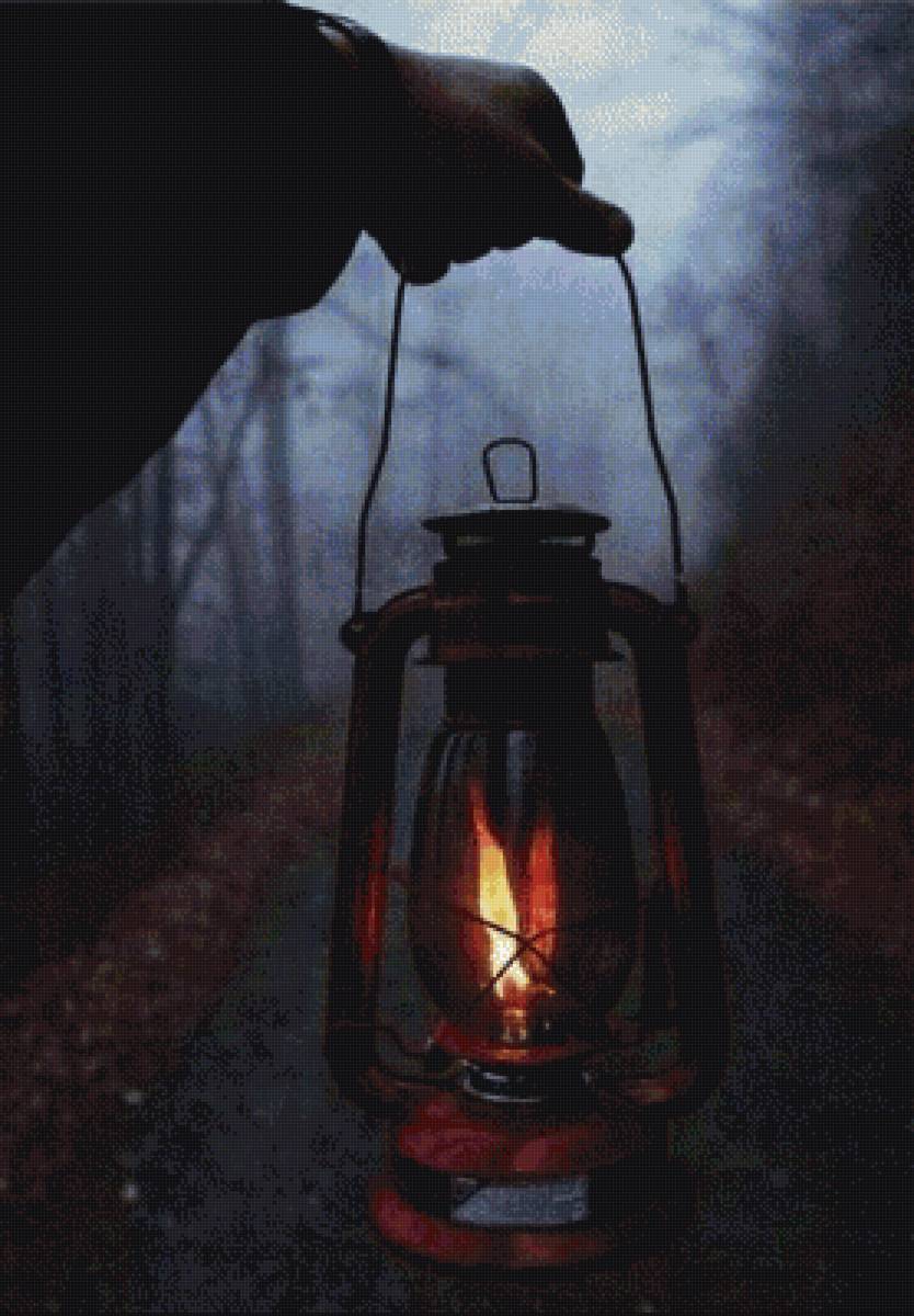 лампа, огонь, пнк - предпросмотр