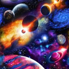 Схема вышивки «космос, пнк»