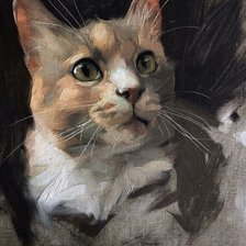 Схема вышивки «Кошка. Дженнифер Дженнари»