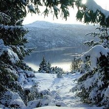 Схема вышивки «зимушка зима»