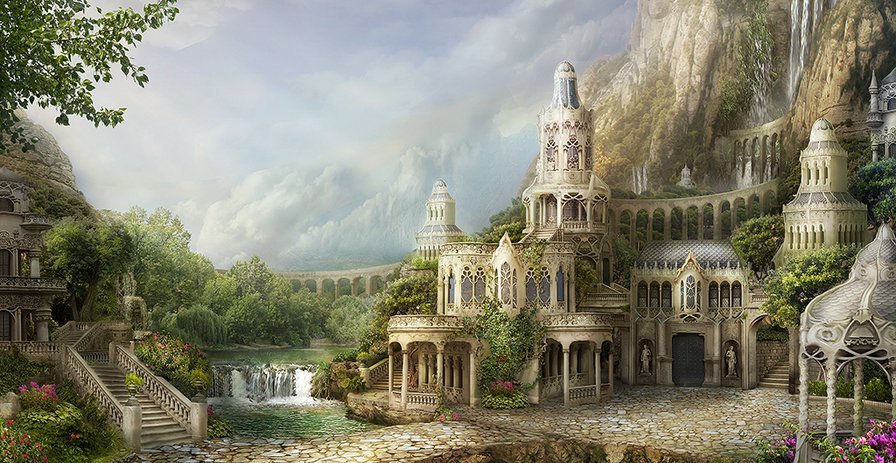 таинственный город - фентази - оригинал