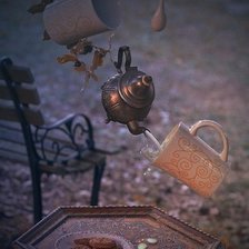 Схема вышивки «кофе»