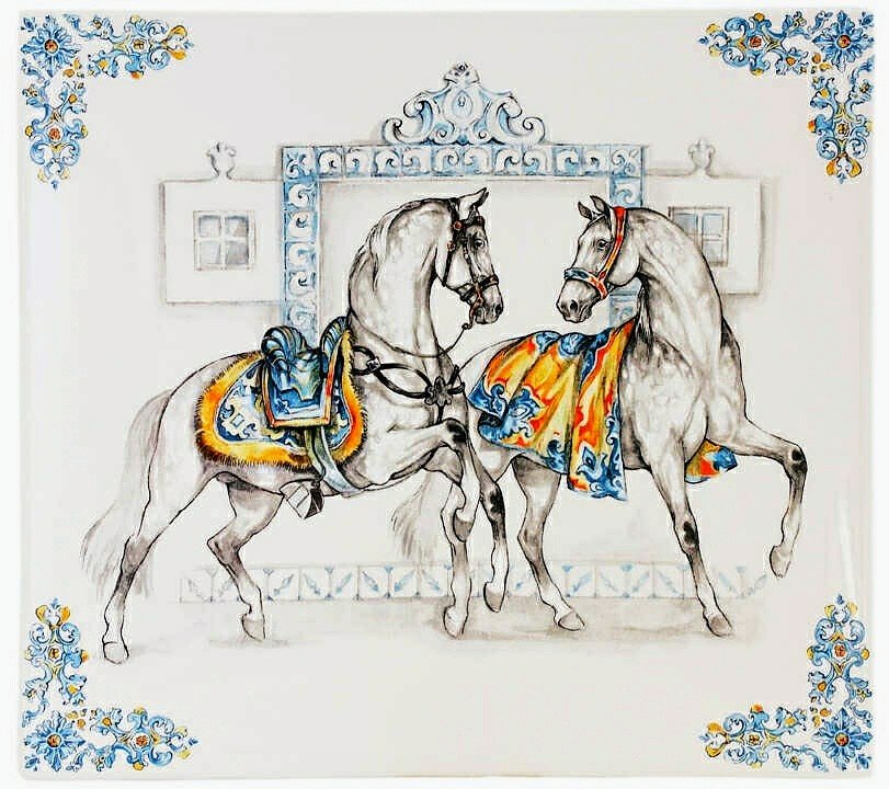 №2587128 - кони, животные, пара - оригинал