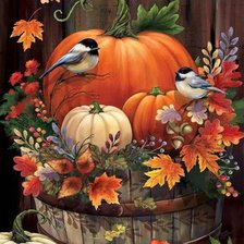 Схема вышивки «Осень»