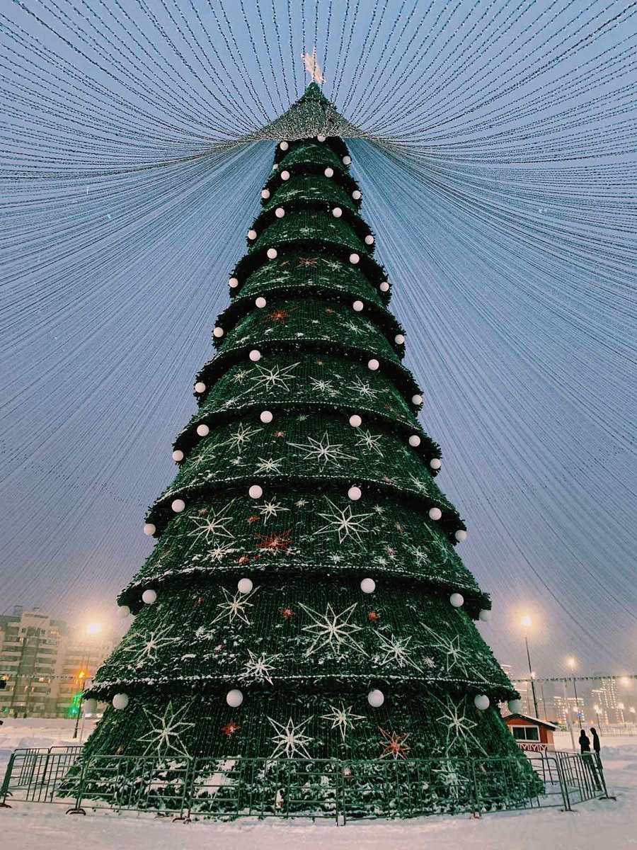 Новогодняя Казань - отпуск, казань, ель, новый год, елка, зима - оригинал