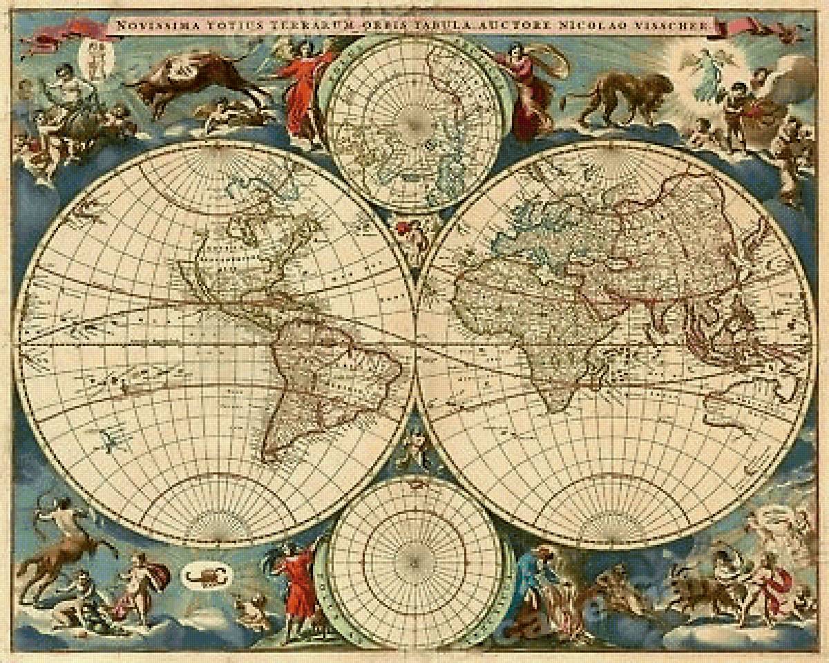 Карта мира - предпросмотр