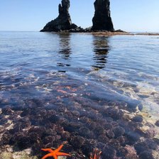 Схема вышивки «Кекуры Два брата»