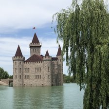 Схема вышивки «Шато Эркен»