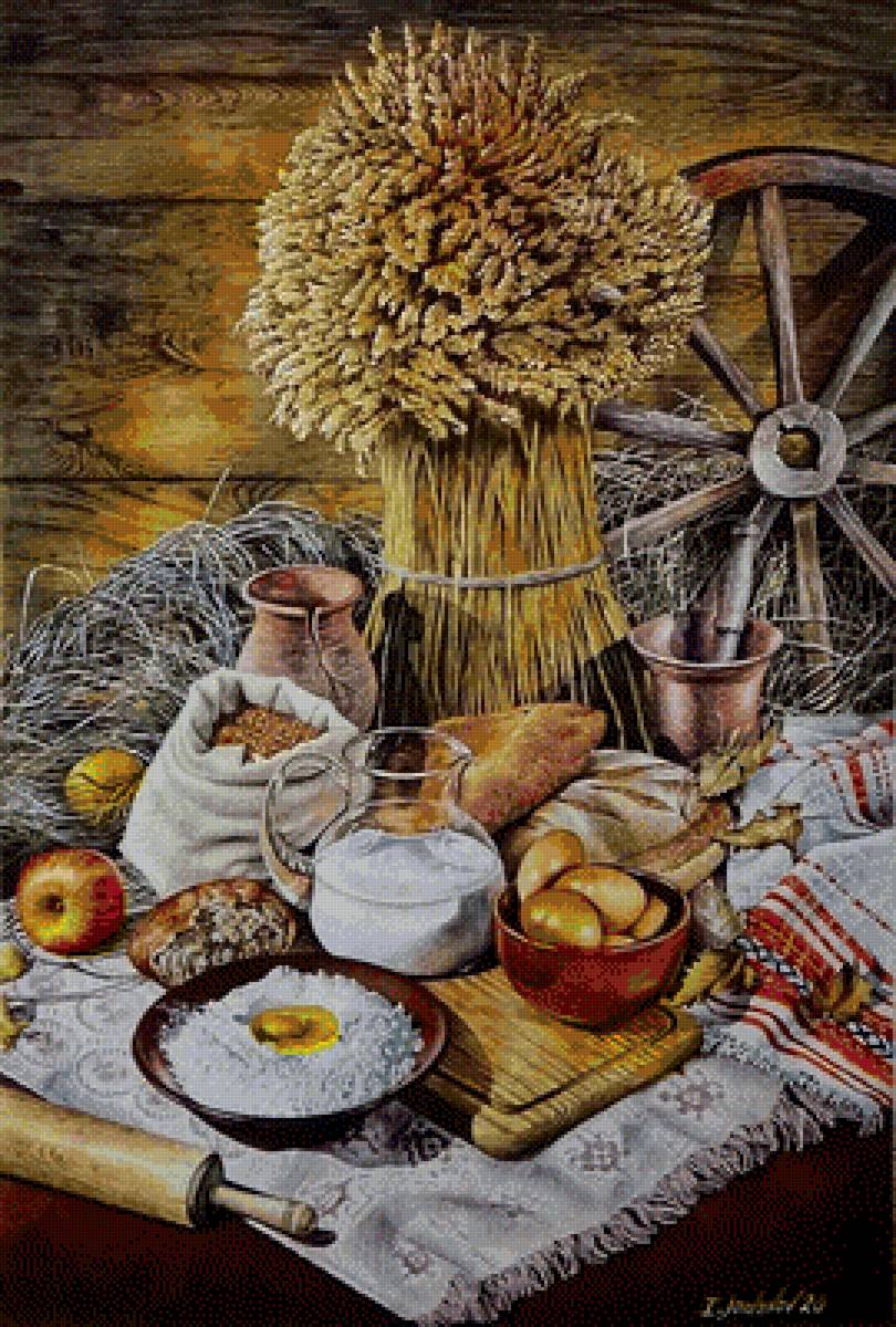 В деревне - еда, быт, деревня, натюрморт - предпросмотр