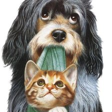 Схема вышивки «Друзья»