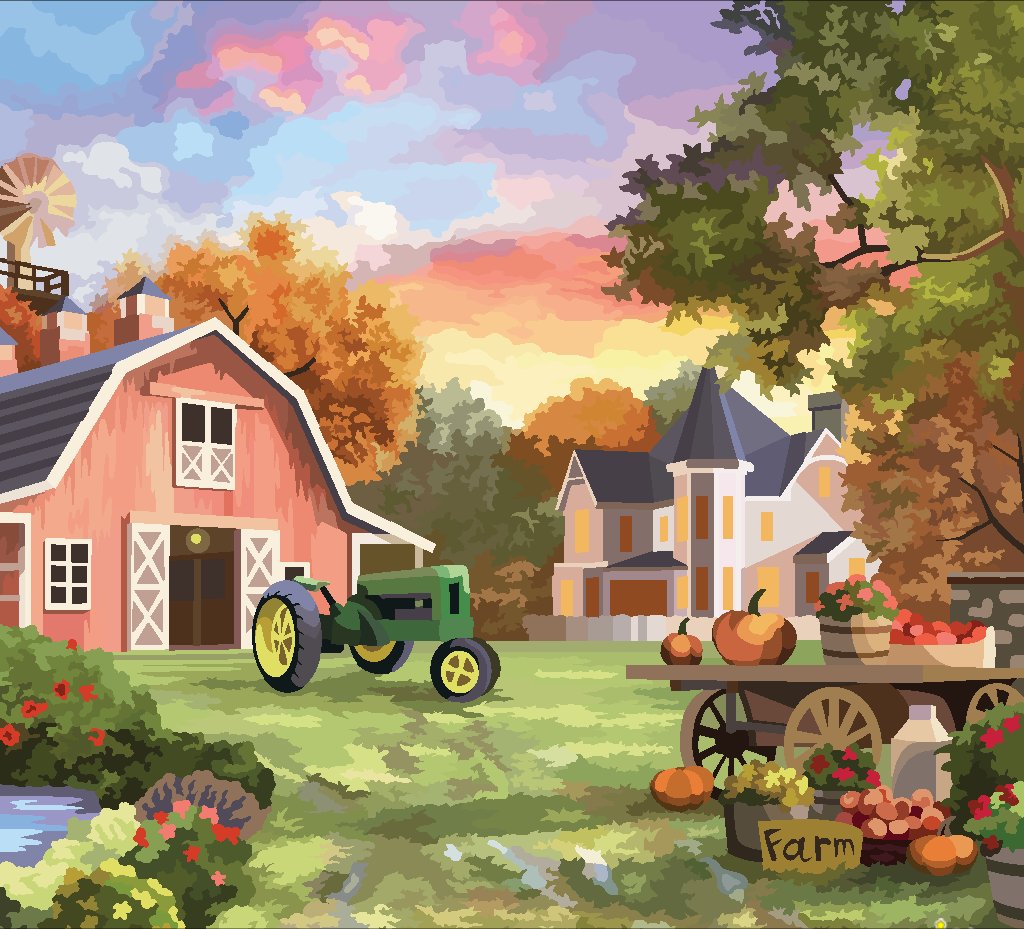 Ферма - ферма, деревня, дом - оригинал