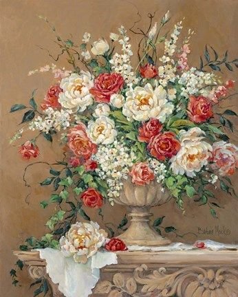 Букет - цветы, букет, живопись - оригинал