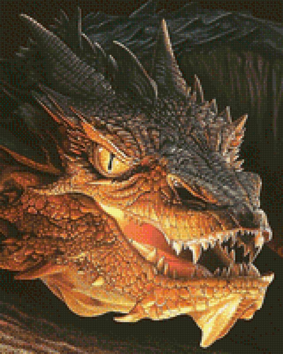 дракон - дракон, хоббит, смауг - предпросмотр