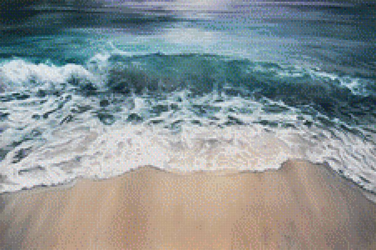 Море и песок - море, прибой, песок - предпросмотр
