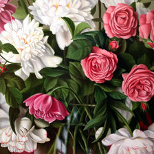 Схема вышивки «Цветы в вазе»