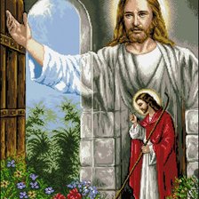 Схема вышивки «Двери в рай»