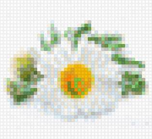 Ромашка - цветок. оформление для салфеток. - предпросмотр