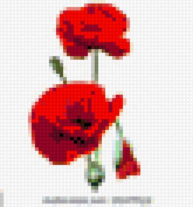 Мак - цветок. оформление для салфеток. - предпросмотр