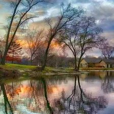 Осенний вечер.(в Анкоре)