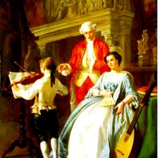 Схема вышивки «Уроки музыки»