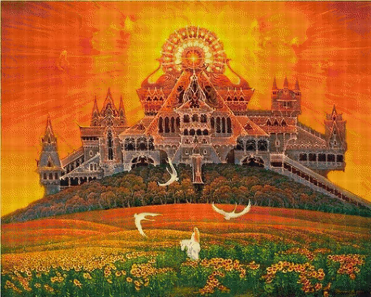 Храм Солнца - картины угланова - предпросмотр