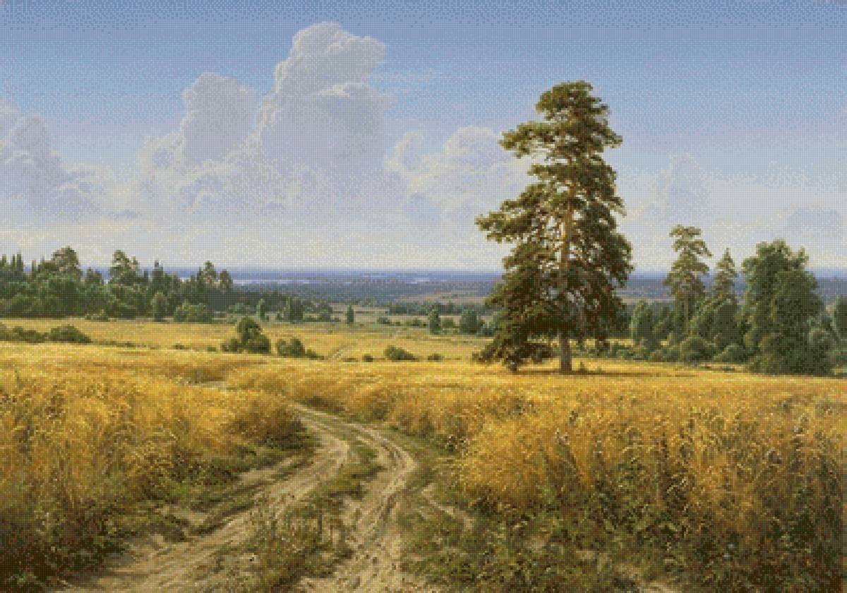 Пейзаж - басов сергей, поле, природа - предпросмотр