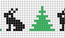 Схема вышивки «орнамент по краю одежды»