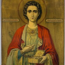 Оригинал схемы вышивки «Великомученик Пантелимон.» (№2595495)