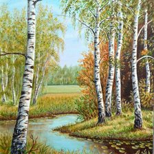 Схема вышивки «Начало осени»