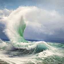 Схема вышивки «волны»