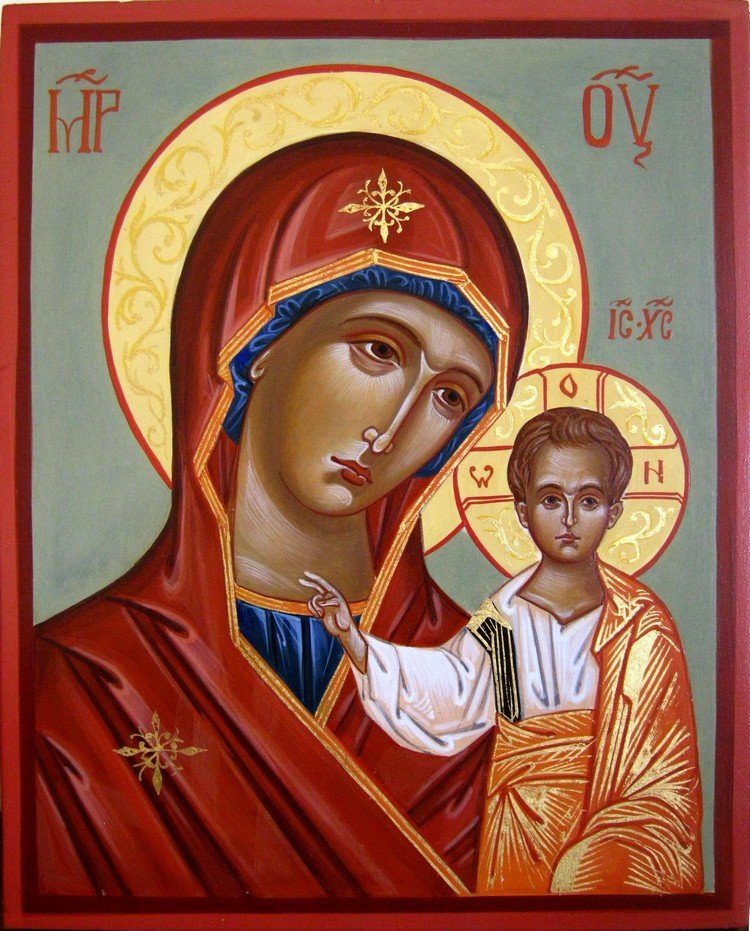 Икона Божей Матери Богородицы - икона, християнство, православие, религия - оригинал