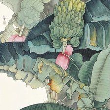 Схема вышивки «Hoa chuối»