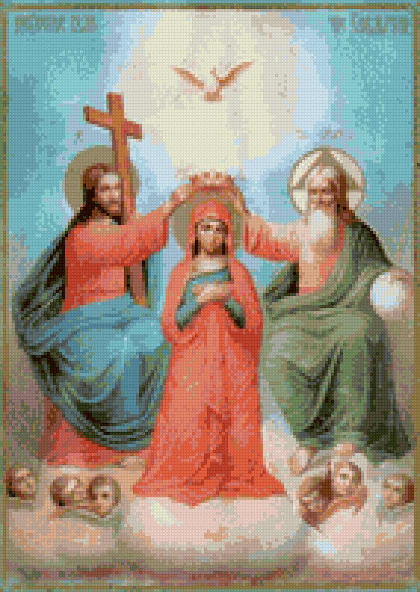 Небесное величие Божьей Матери - икона - предпросмотр