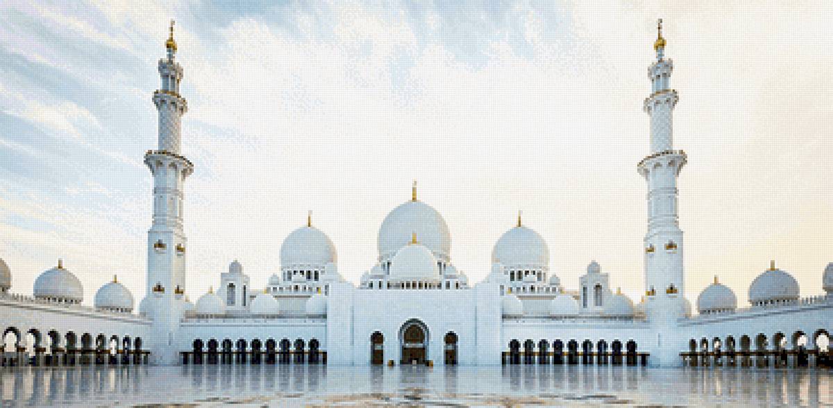 Мечеть шейха Заида - мечеть, мечеть шейха заида, религия, ислам - предпросмотр