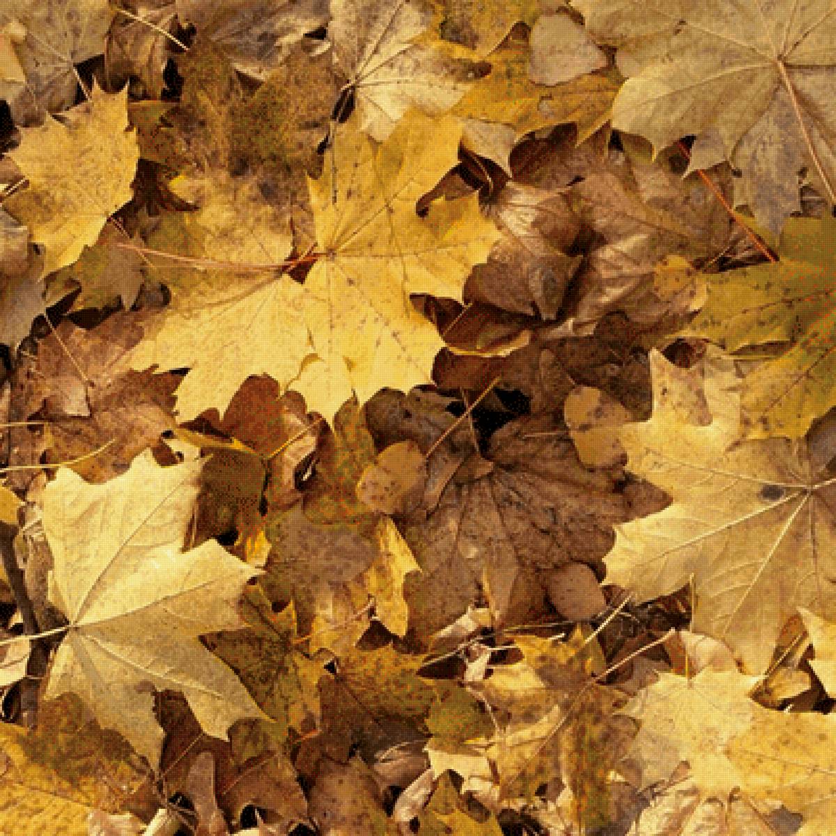 Листья - клен, скатерть, осень, наволочка, подушка, салфетка, листья - предпросмотр