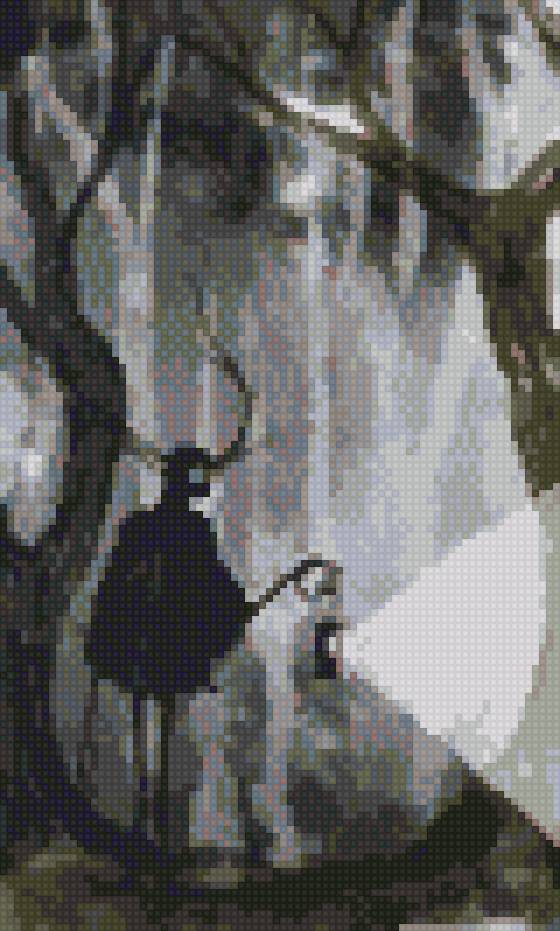 Монстр в полуночном лесу - предпросмотр