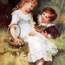 Схема вышивки «Сельская детвора»