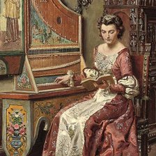 Схема вышивки «Святая музыка»